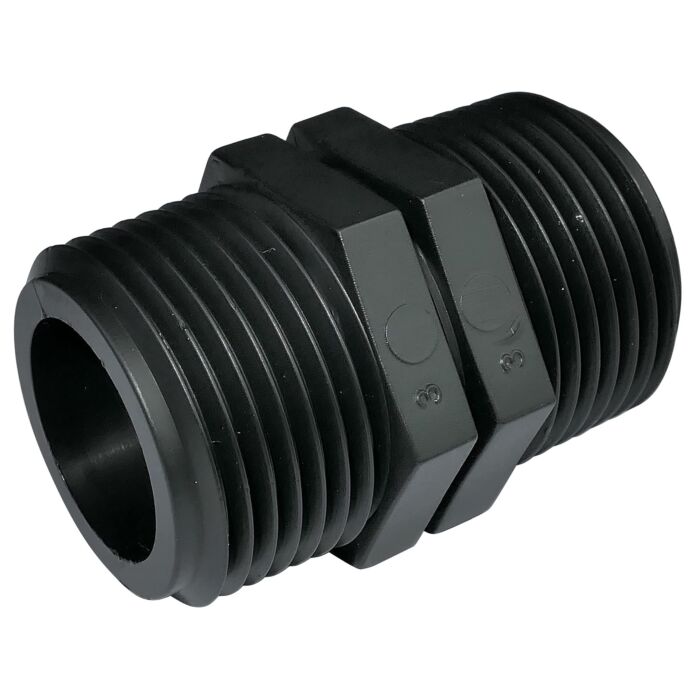 PP Nippel 1/2 inch x 1/2 inch