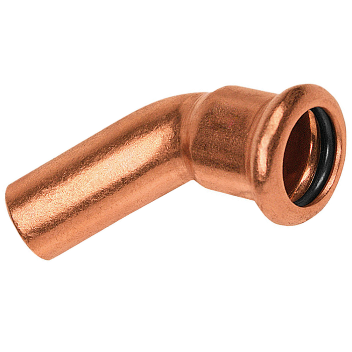 Bonfix PRESS bocht 45° roodkoper steek x pers Bonfix PRESS bocht 45° roodkoper steek x pers