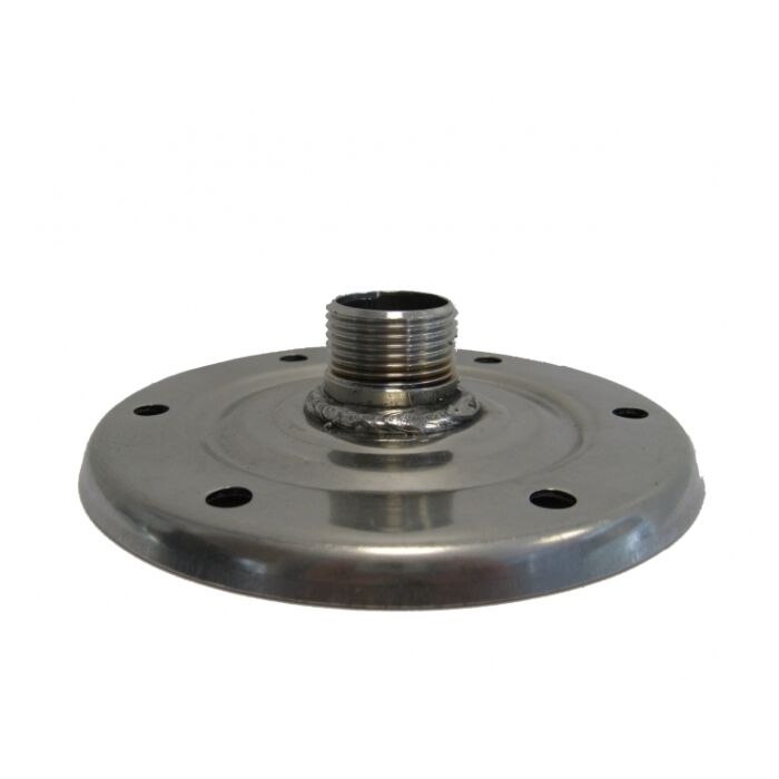 Zilmet Flens RVS AISI 304 1-1/2" voor 20 60 100 liter tanks 