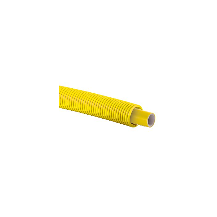 Uponor gasleiding in mantelbuis