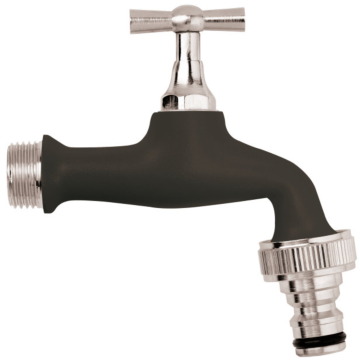 Colortap buitenkraan zwart