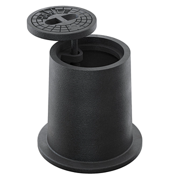 Hawle gietijzeren straatpot voor afsluiter