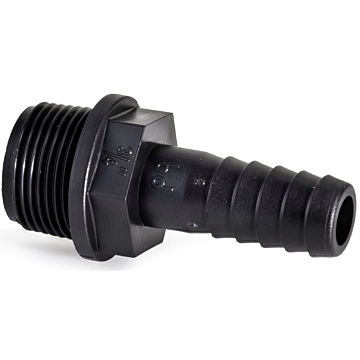 PP slangtule buitendraad zwart