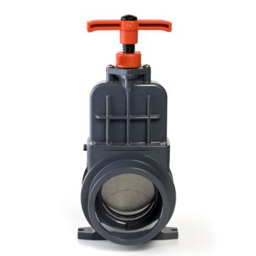 VDL PVC schuifafsluiter 125 mm rvs schuif 0,5 bar
